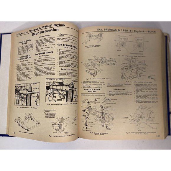 Motor Auto Repair Manual 1981 -for 1976-1981 Models- Hardcover Book DC - Picture 11 of 16